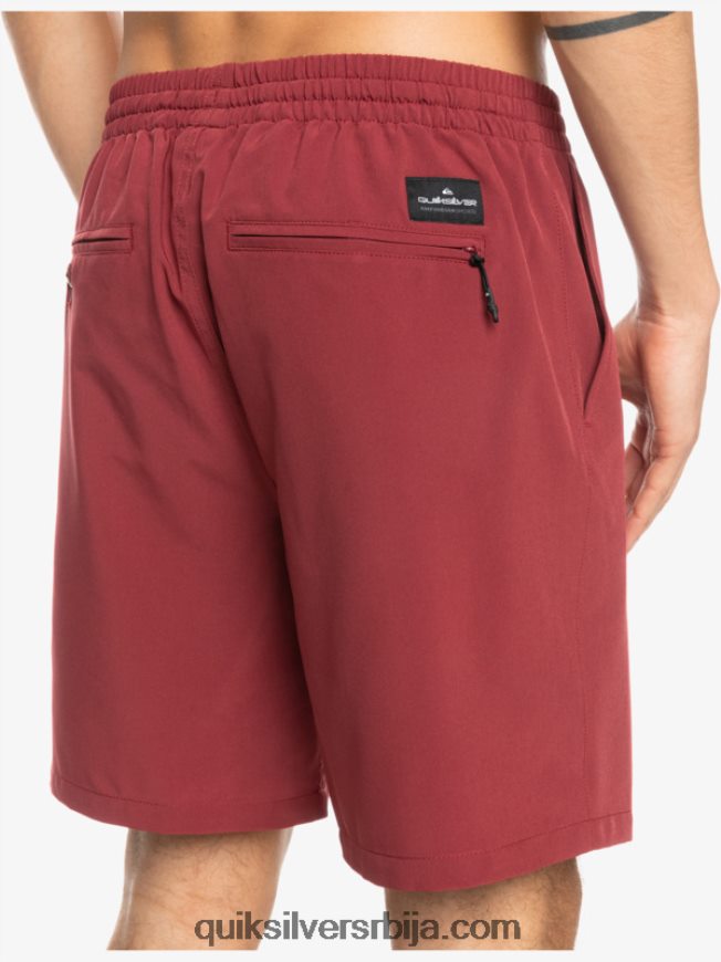 мушкарци Quiksilver океански еластични 18 амфибијски шорц рубинско вино Z824VN350