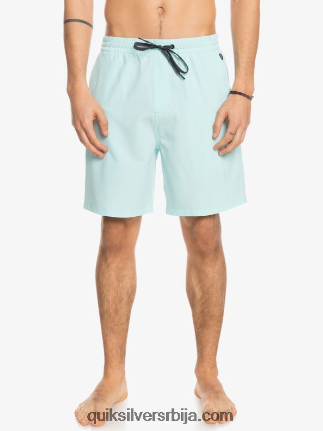 мушкарци Quiksilver океански еластични 18 амфибијски шорц ледена аква Z824VN351