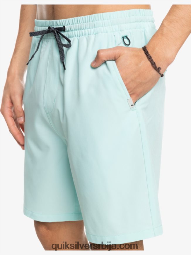мушкарци Quiksilver океански еластични 18 амфибијски шорц ледена аква Z824VN351