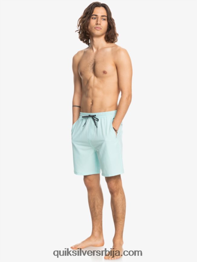 мушкарци Quiksilver океански еластични 18 амфибијски шорц ледена аква Z824VN351