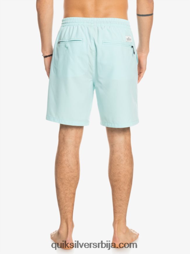 мушкарци Quiksilver океански еластични 18 амфибијски шорц ледена аква Z824VN351