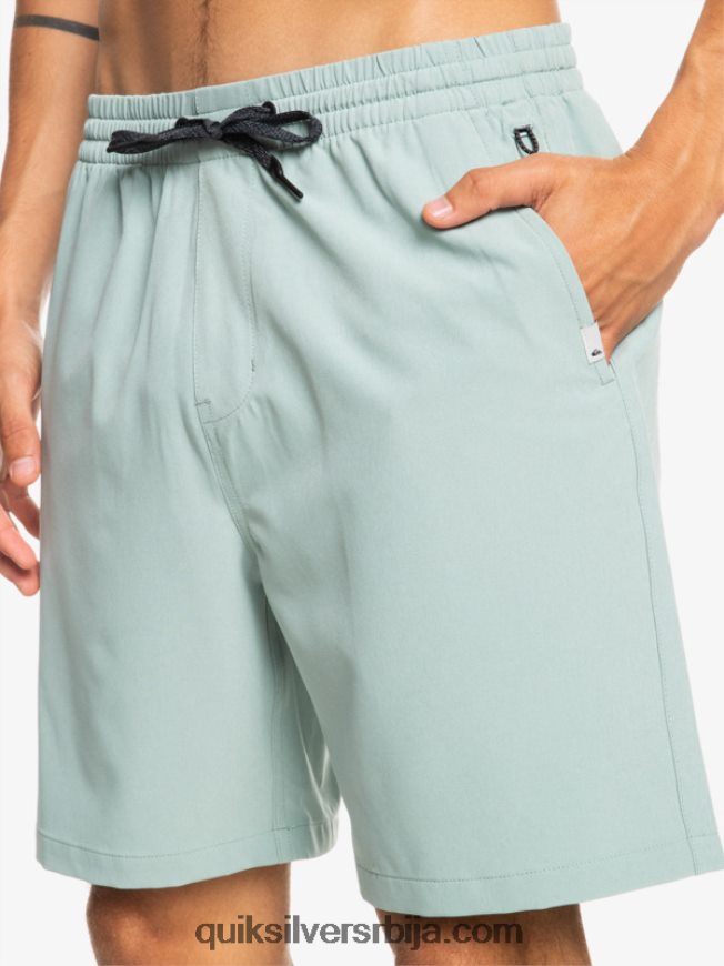 мушкарци Quiksilver океански еластични 18 амфибијски шорц зелени миље Z824VN352