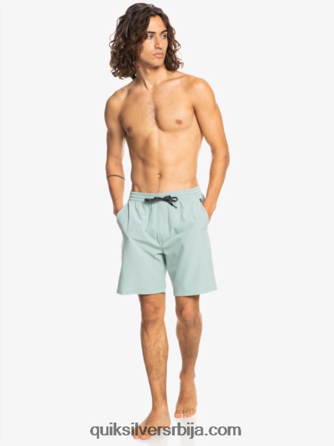 мушкарци Quiksilver океански еластични 18 амфибијски шорц зелени миље Z824VN352