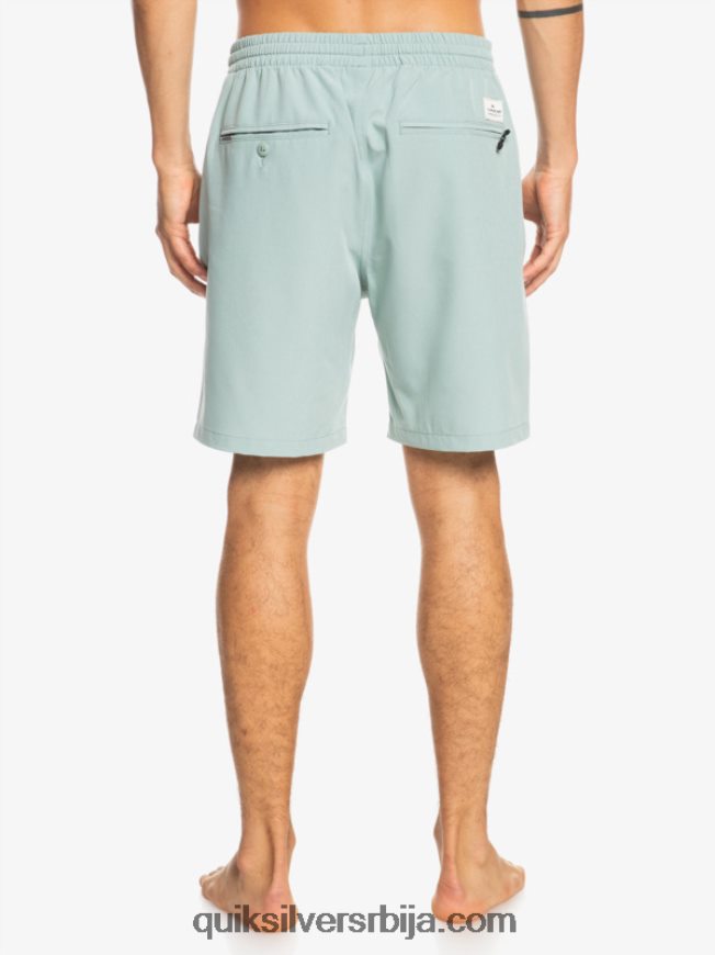 мушкарци Quiksilver океански еластични 18 амфибијски шорц зелени миље Z824VN352