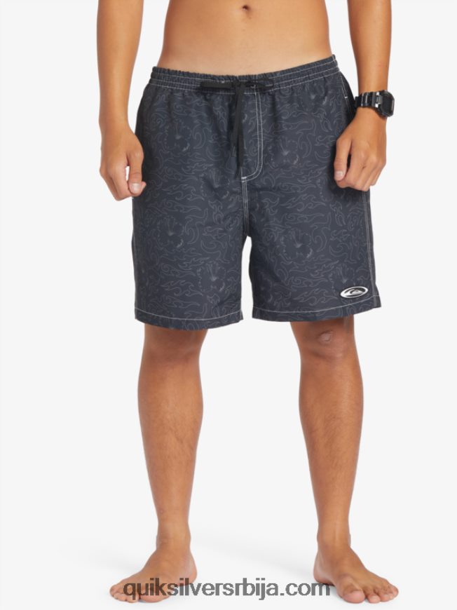 мушкарци Quiksilver сатурн 18 волеја црн Z824VN583