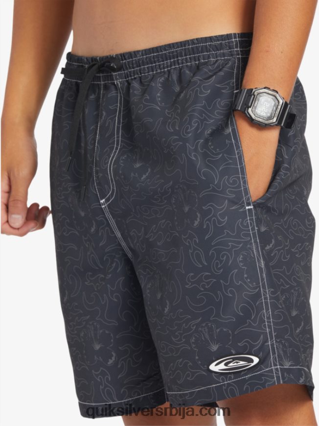 мушкарци Quiksilver сатурн 18 волеја црн Z824VN583