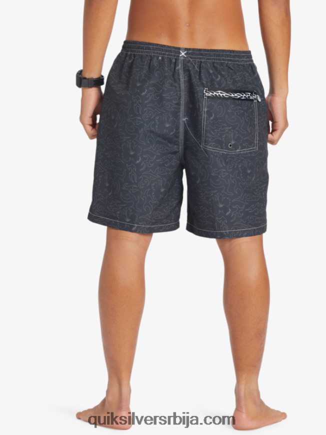 мушкарци Quiksilver сатурн 18 волеја црн Z824VN583