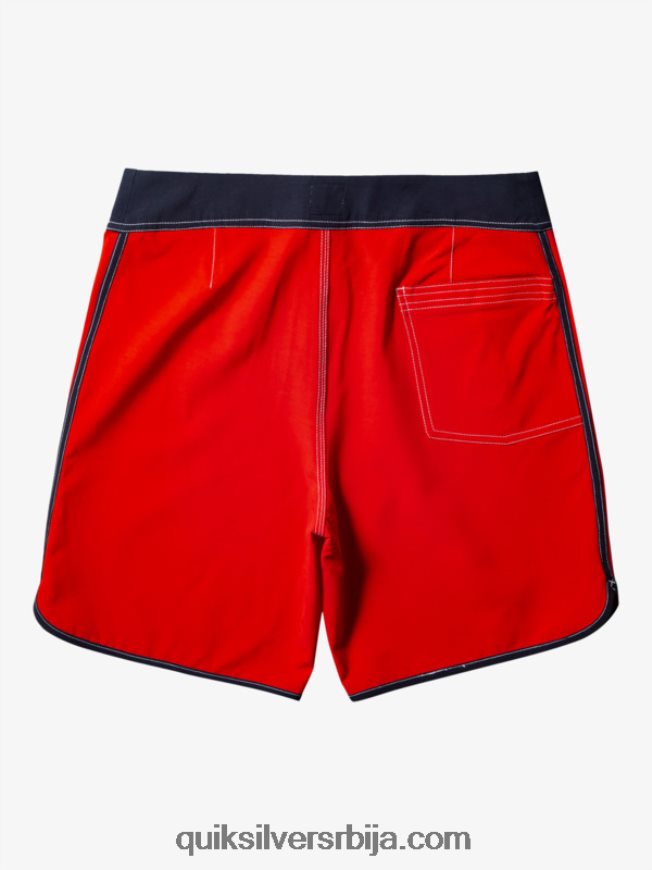 мушкарци Quiksilver оригиналне пансионске шортс 18 високог ризика црвена Z824VN87