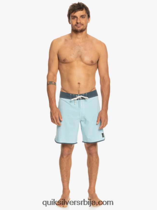 мушкарци Quiksilver оригиналне пансионске шортс 18 небеско плаветнило Z824VN88