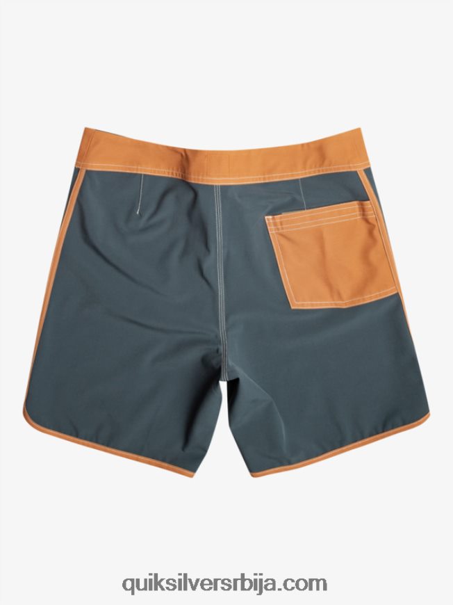 мушкарци Quiksilver оригиналне пансионске шортс 18 тамни шкриљевац Z824VN89
