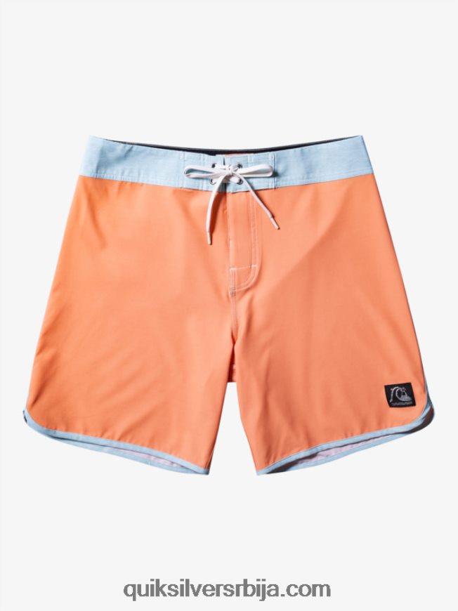 мушкарци Quiksilver оригиналне пансионске шортс 18 бакар тан Z824VN90
