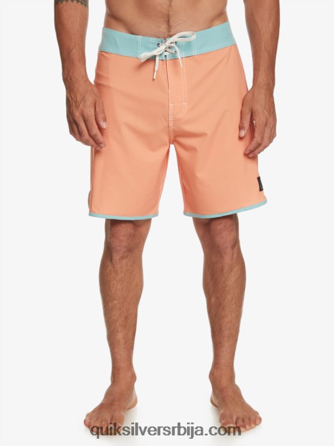 мушкарци Quiksilver оригиналне пансионске шортс 18 бакар тан Z824VN90