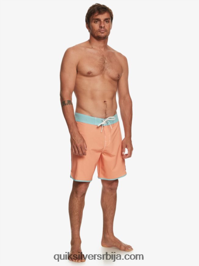 мушкарци Quiksilver оригиналне пансионске шортс 18 бакар тан Z824VN90