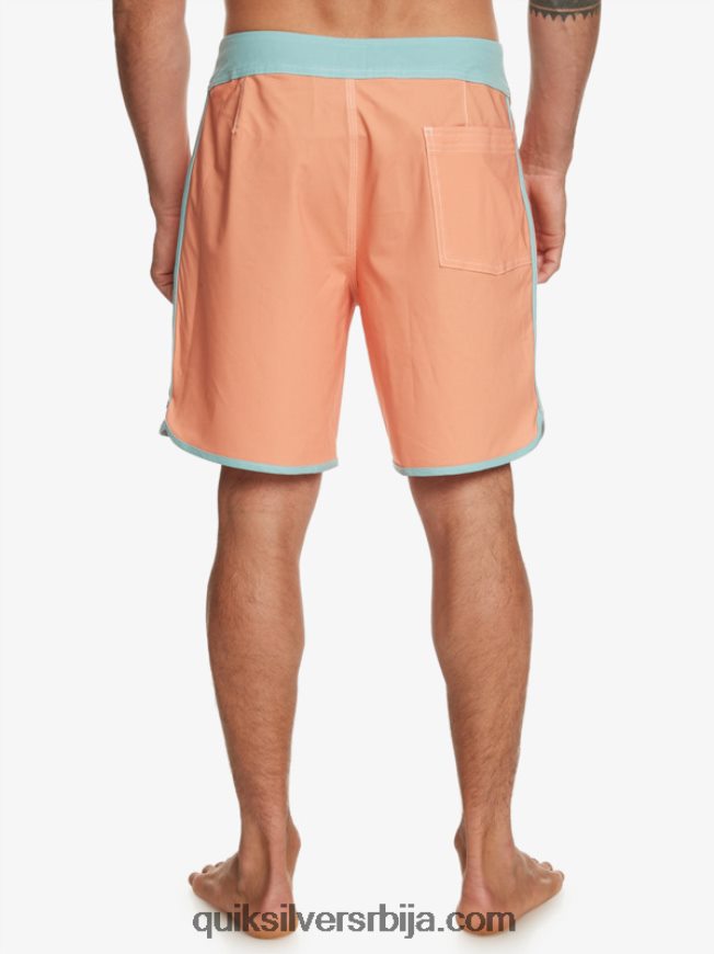 мушкарци Quiksilver оригиналне пансионске шортс 18 бакар тан Z824VN90