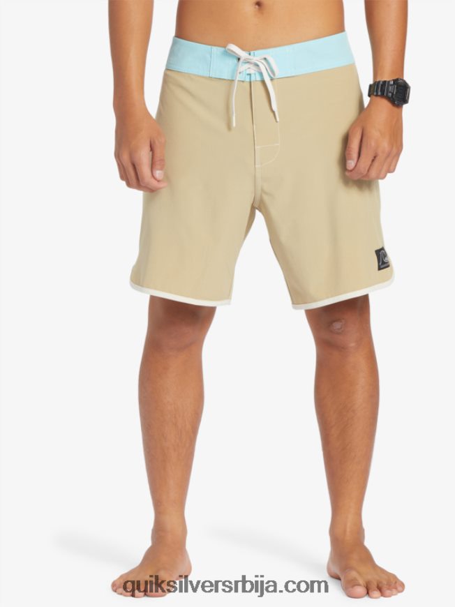 мушкарци Quiksilver оригиналне пансионске шортс 18 маслинасто сива Z824VN91
