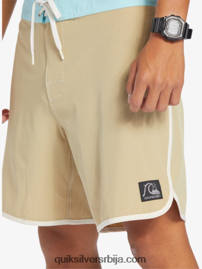 мушкарци Quiksilver оригиналне пансионске шортс 18 маслинасто сива Z824VN91