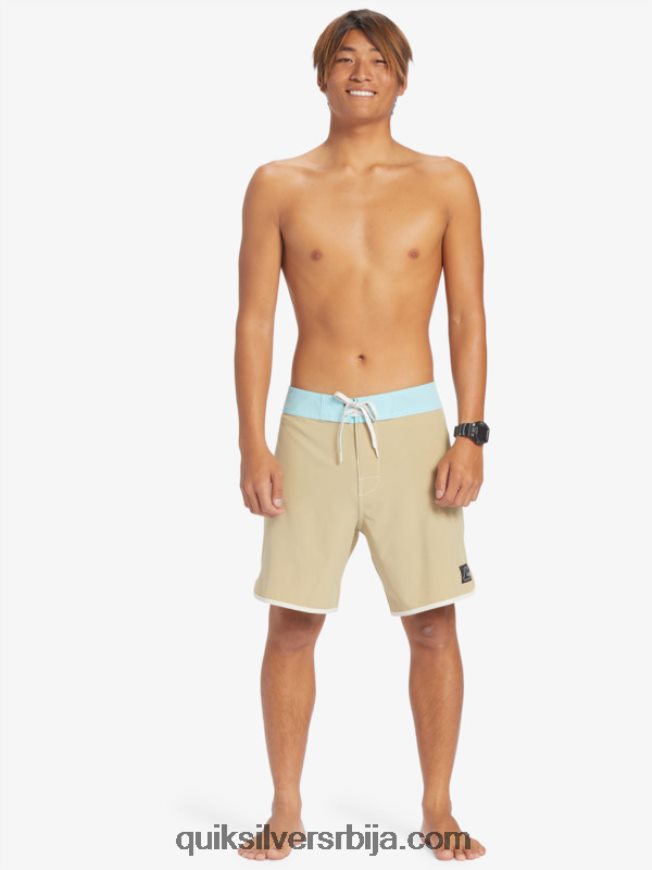 мушкарци Quiksilver оригиналне пансионске шортс 18 маслинасто сива Z824VN91