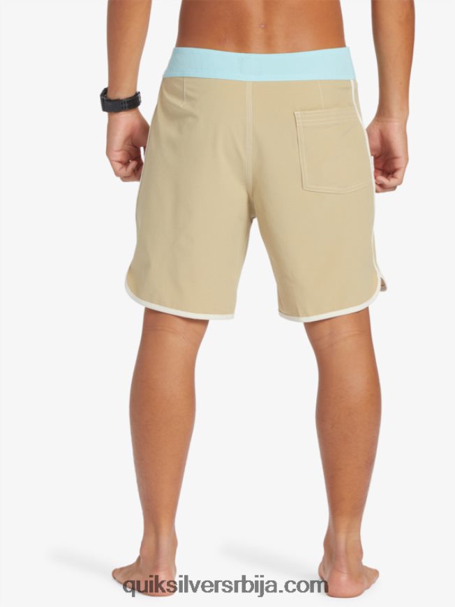 мушкарци Quiksilver оригиналне пансионске шортс 18 маслинасто сива Z824VN91