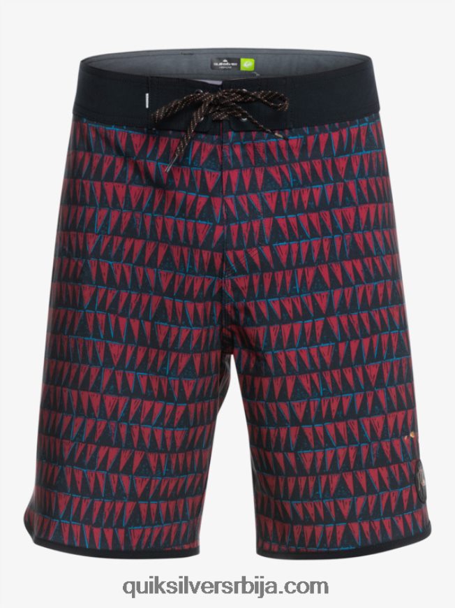 мушкарци Quiksilver сурфсилк хаваии сцаллоп 19 боардсхортс рубинско вино Z824VN1322