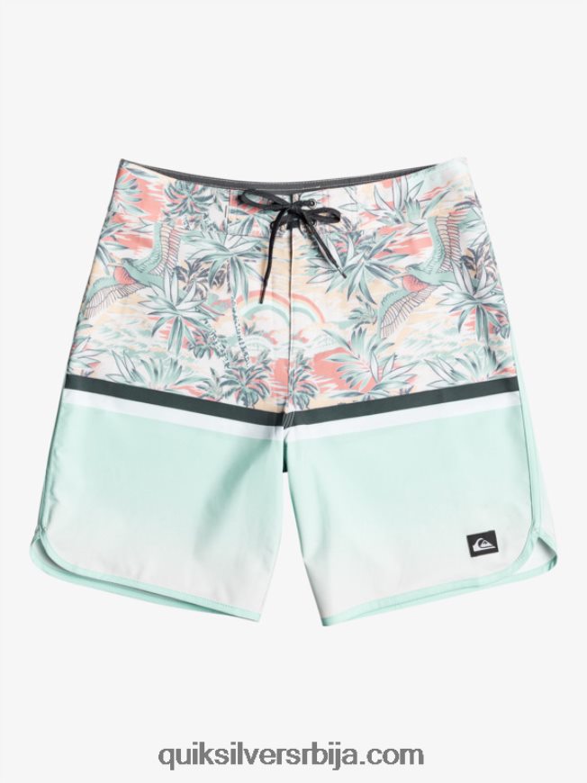 мушкарци Quiksilver сурфсилк дивисион сцаллоп 19 боардсхортс небеско плаветнило Z824VN1396