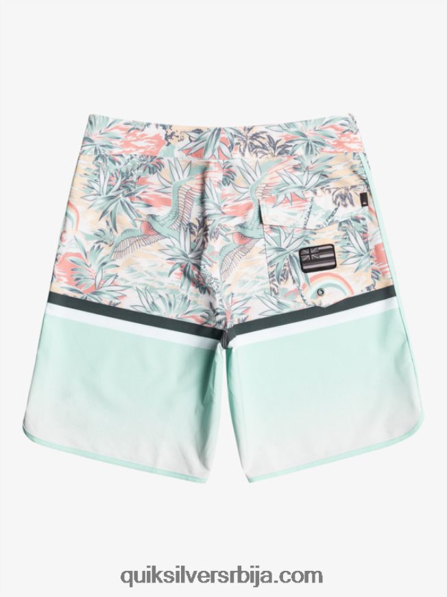 мушкарци Quiksilver сурфсилк дивисион сцаллоп 19 боардсхортс небеско плаветнило Z824VN1396