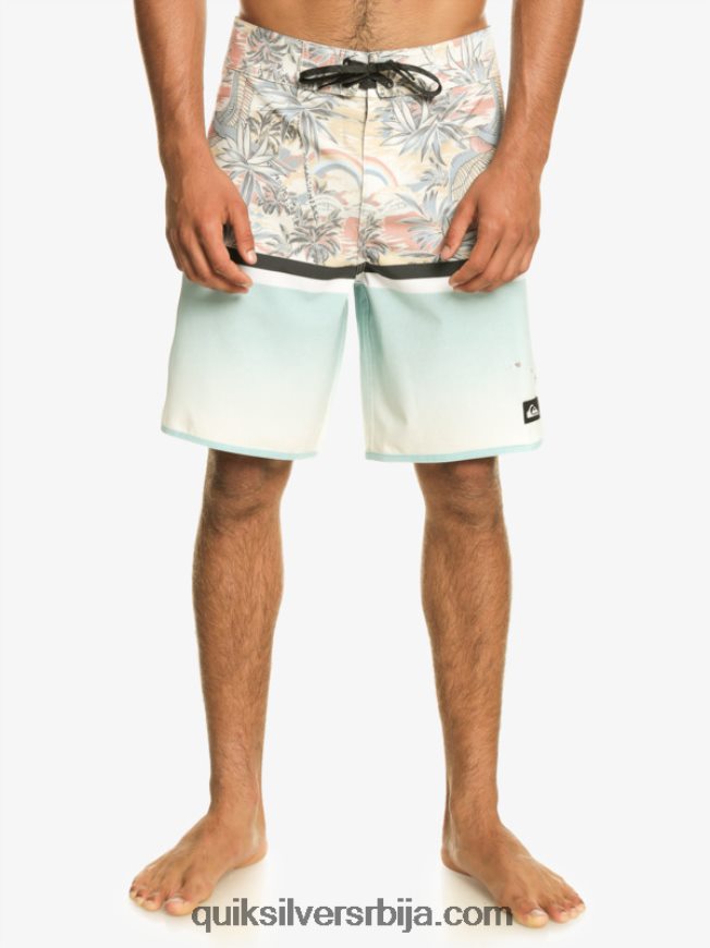 мушкарци Quiksilver сурфсилк дивисион сцаллоп 19 боардсхортс небеско плаветнило Z824VN1396