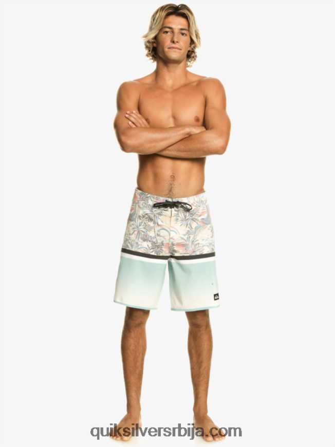 мушкарци Quiksilver сурфсилк дивисион сцаллоп 19 боардсхортс небеско плаветнило Z824VN1396