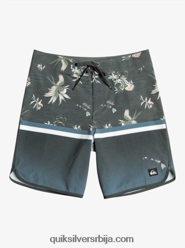 мушкарци Quiksilver сурфсилк дивисион сцаллоп 19 боардсхортс берингово море Z824VN1397