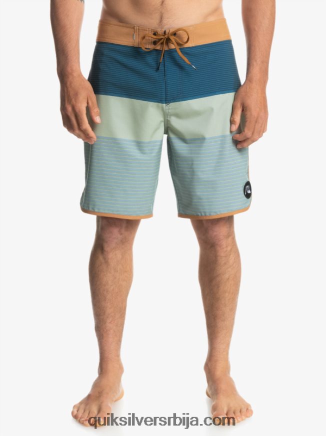 мушкарци Quiksilver сурфсилк тихуана 19 боардсхортс браон шећер Z824VN1400