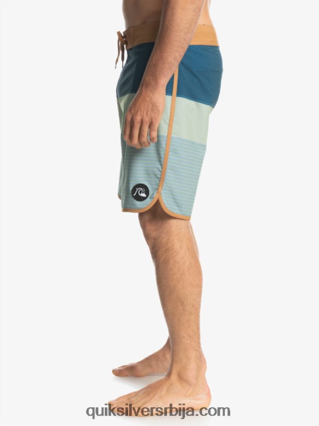 мушкарци Quiksilver сурфсилк тихуана 19 боардсхортс браон шећер Z824VN1400