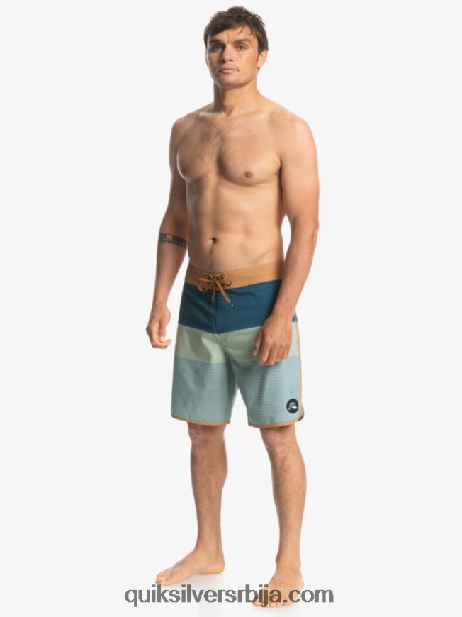 мушкарци Quiksilver сурфсилк тихуана 19 боардсхортс браон шећер Z824VN1400