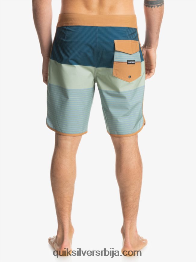 мушкарци Quiksilver сурфсилк тихуана 19 боардсхортс браон шећер Z824VN1400