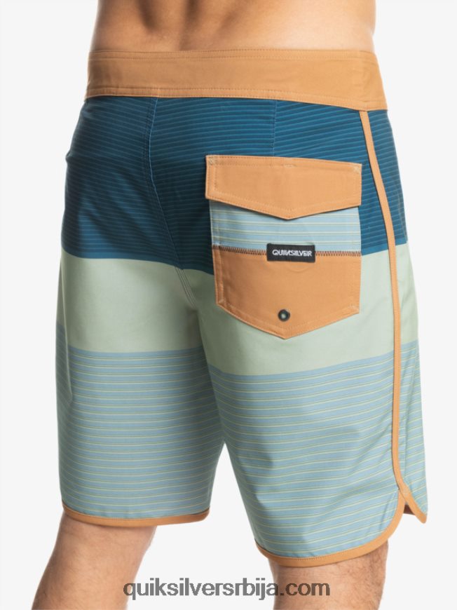 мушкарци Quiksilver сурфсилк тихуана 19 боардсхортс браон шећер Z824VN1400