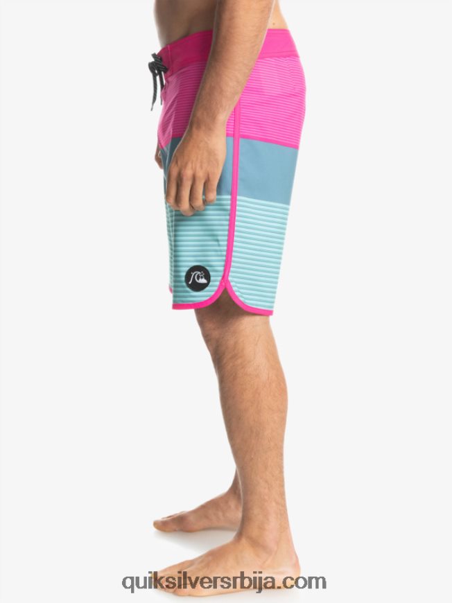 мушкарци Quiksilver сурфсилк тихуана 19 боардсхортс пинк гло Z824VN1401