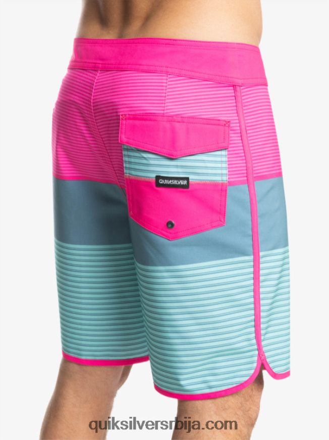 мушкарци Quiksilver сурфсилк тихуана 19 боардсхортс пинк гло Z824VN1401