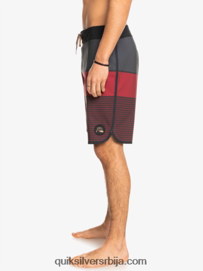 мушкарци Quiksilver сурфсилк тихуана 19 боардсхортс рубинско вино Z824VN1405