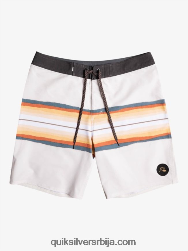 мушкарци Quiksilver сурфсилк ресин тинт 19 боардсхортс старинско бело Z824VN1445