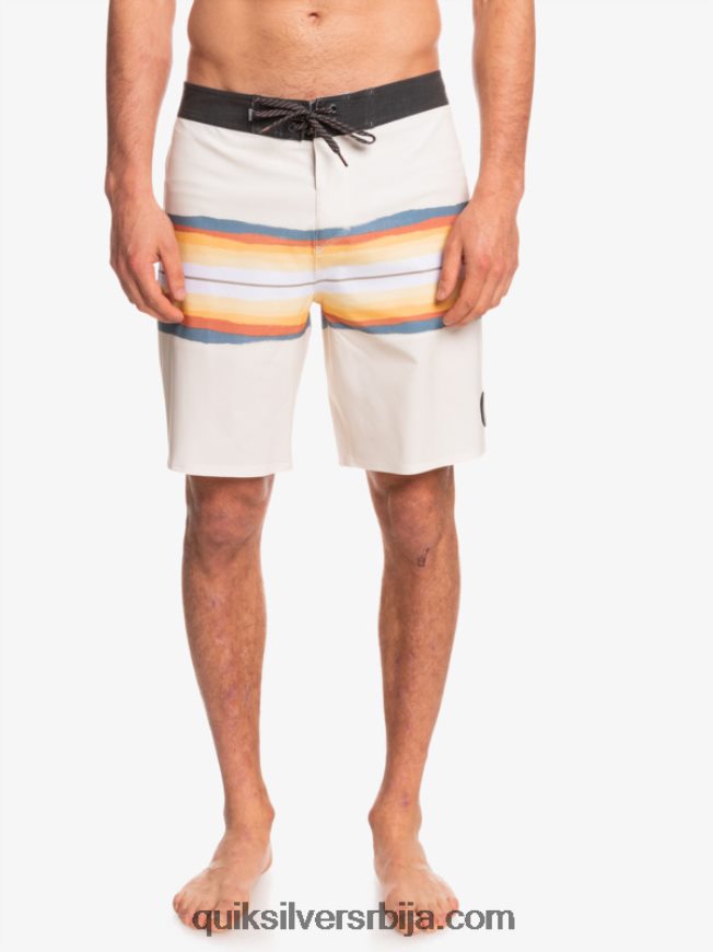 мушкарци Quiksilver сурфсилк ресин тинт 19 боардсхортс старинско бело Z824VN1445