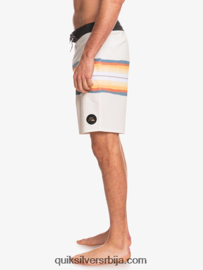 мушкарци Quiksilver сурфсилк ресин тинт 19 боардсхортс старинско бело Z824VN1445
