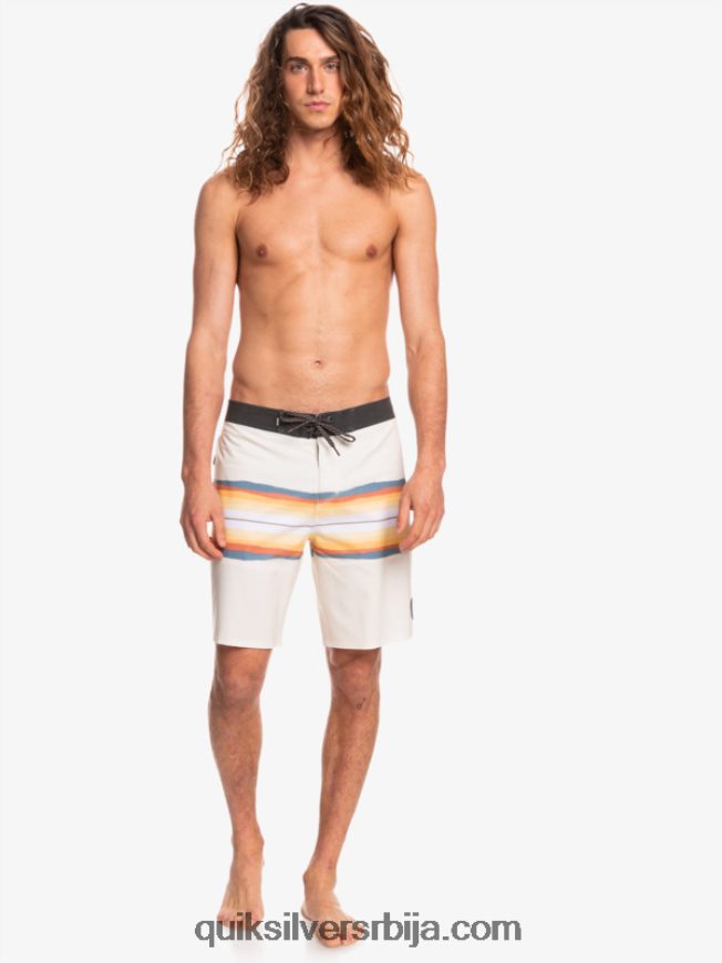 мушкарци Quiksilver сурфсилк ресин тинт 19 боардсхортс старинско бело Z824VN1445