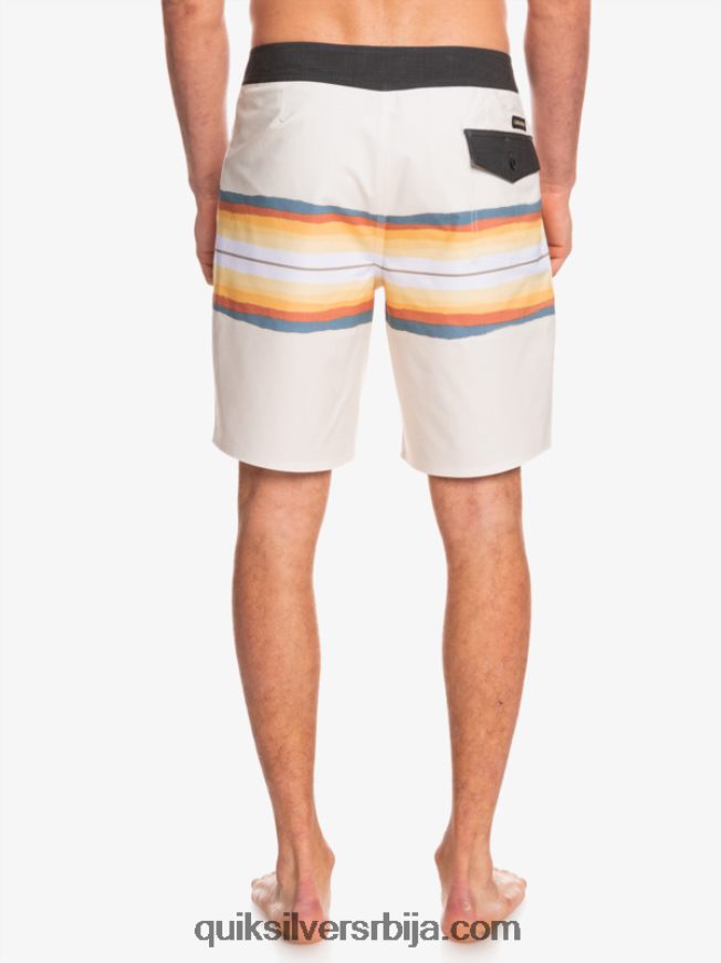 мушкарци Quiksilver сурфсилк ресин тинт 19 боардсхортс старинско бело Z824VN1445