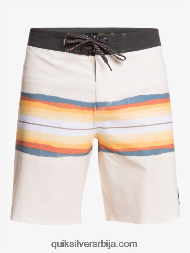 мушкарци Quiksilver сурфсилк ресин тинт 19 боардсхортс старинско бело Z824VN1445
