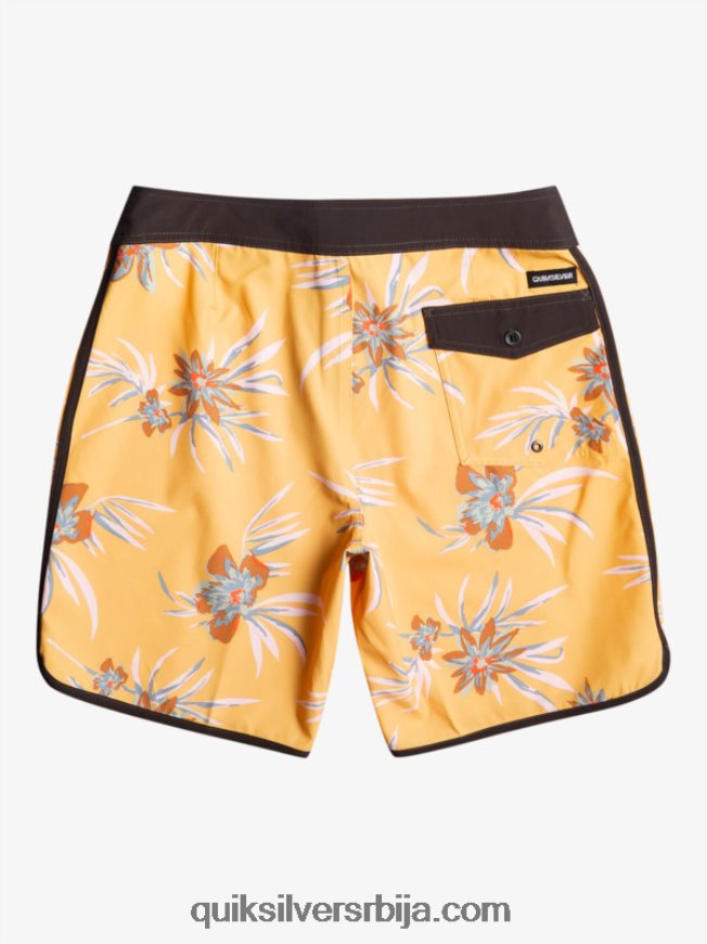 мушкарци Quiksilver сурфсилк сцаллоп 19 боардсхортс окер Z824VN1491
