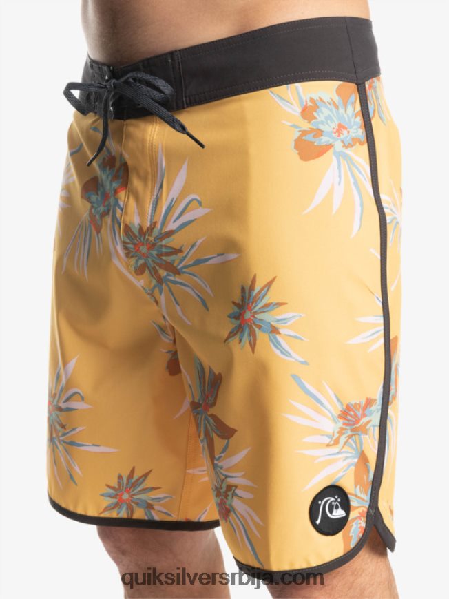 мушкарци Quiksilver сурфсилк сцаллоп 19 боардсхортс окер Z824VN1491