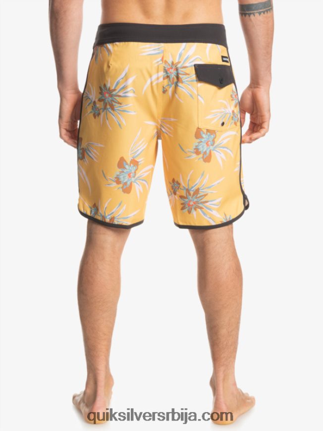 мушкарци Quiksilver сурфсилк сцаллоп 19 боардсхортс окер Z824VN1491