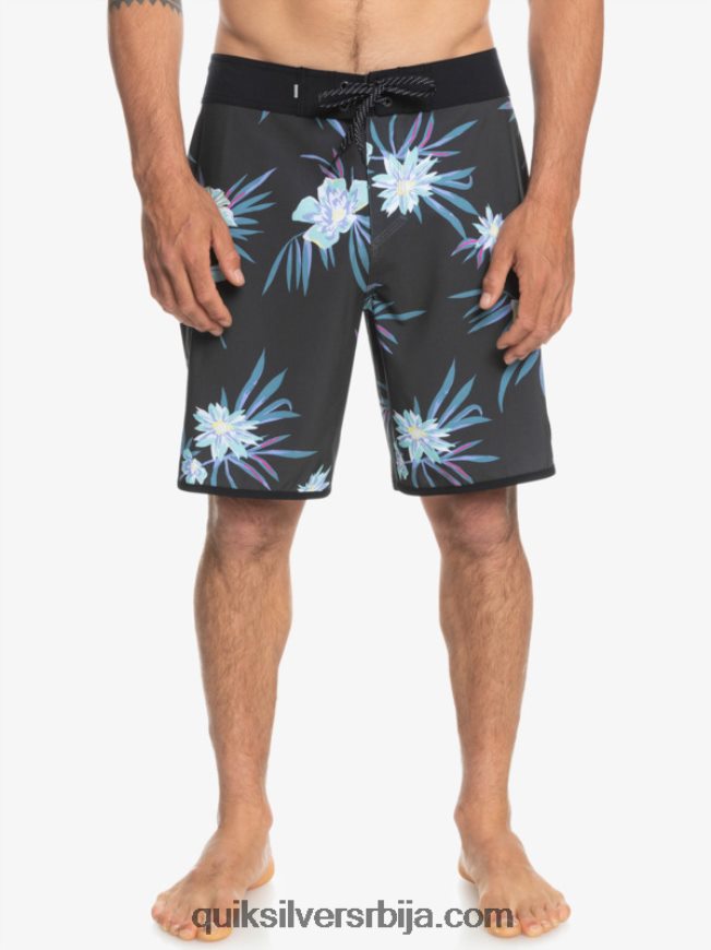 мушкарци Quiksilver сурфсилк сцаллоп 19 боардсхортс тармац Z824VN1493