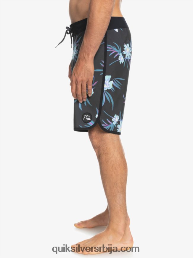мушкарци Quiksilver сурфсилк сцаллоп 19 боардсхортс тармац Z824VN1493