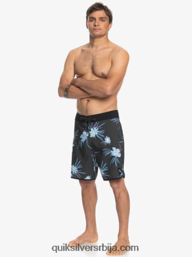 мушкарци Quiksilver сурфсилк сцаллоп 19 боардсхортс тармац Z824VN1493