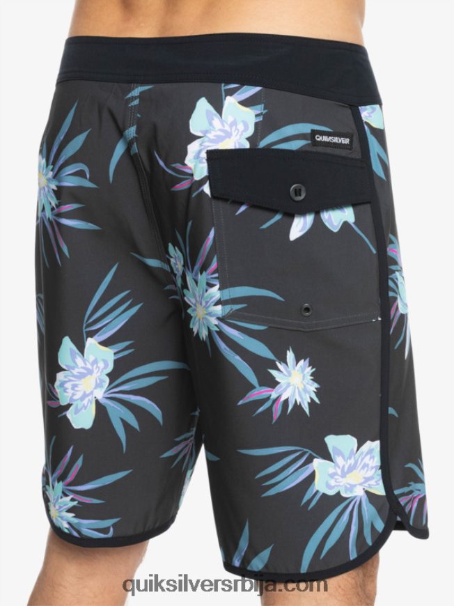 мушкарци Quiksilver сурфсилк сцаллоп 19 боардсхортс тармац Z824VN1493