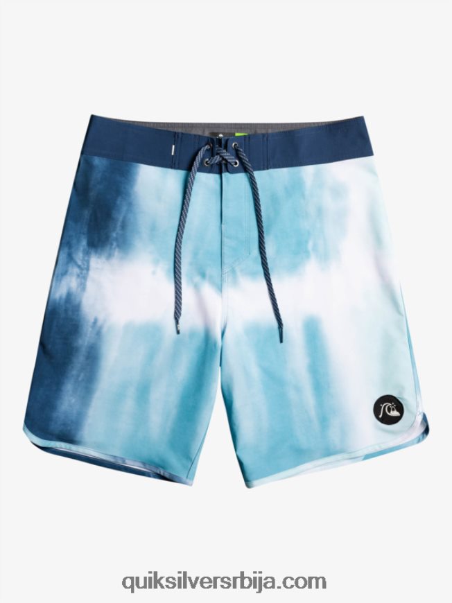 мушкарци Quiksilver сурфсилк сцаллоп 19 боардсхортс делпх блуе Z824VN1494